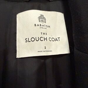 Babaton wool Slouch Coat. size 2 (S/M)